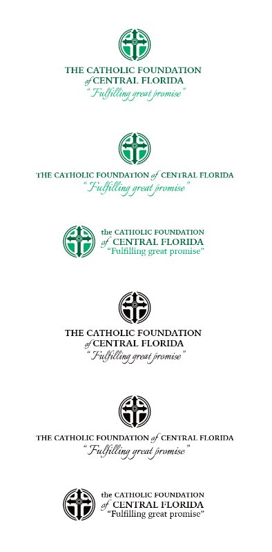 2016 logo-family concepts for the Catholic Foundation of Central Florida